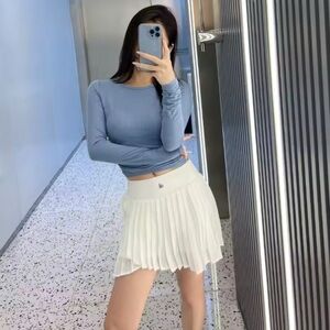 Blue Long Sleeve Top